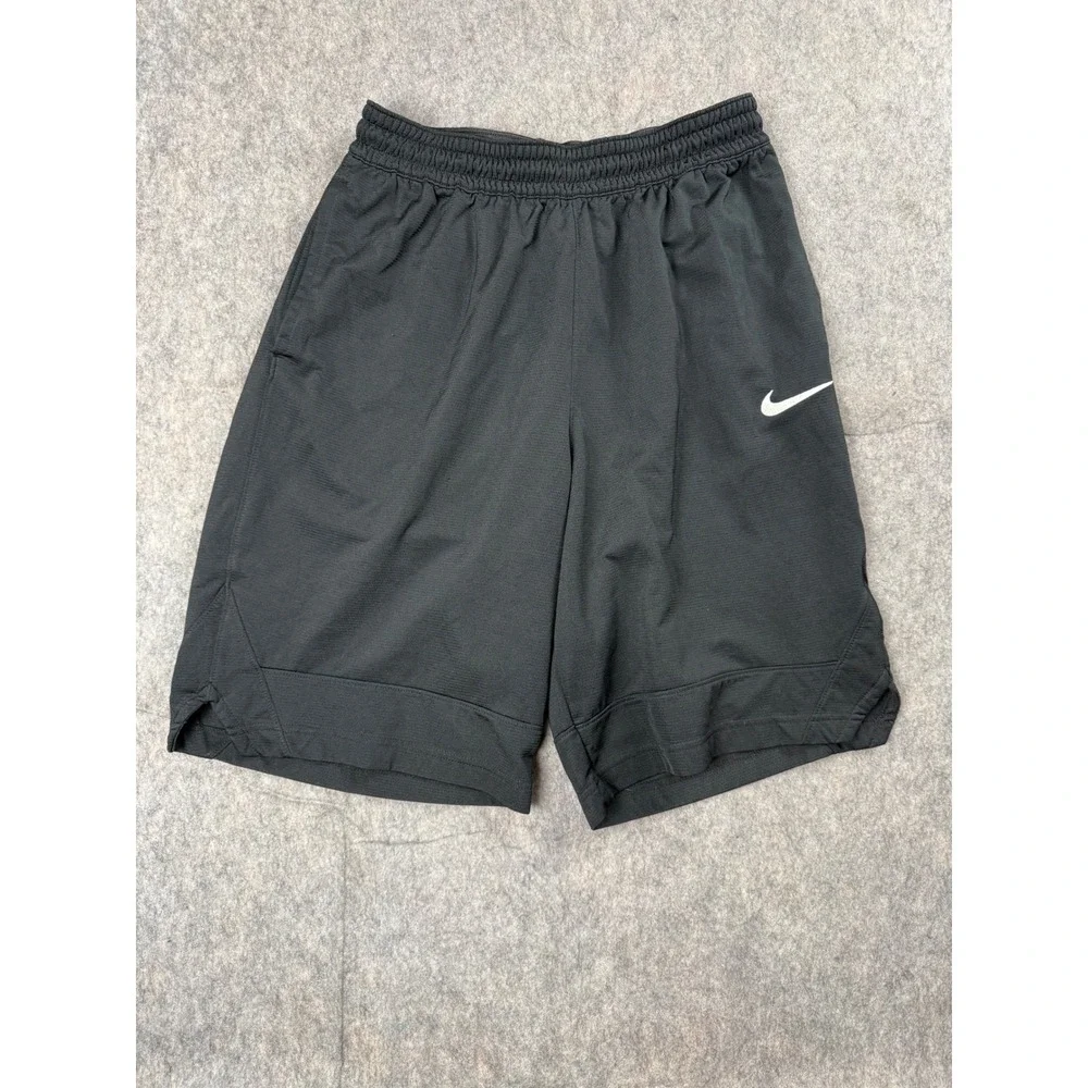 Nike Basketball Shorts Mens Medium Black Polyester Dri-FIT Athletic Gym Training